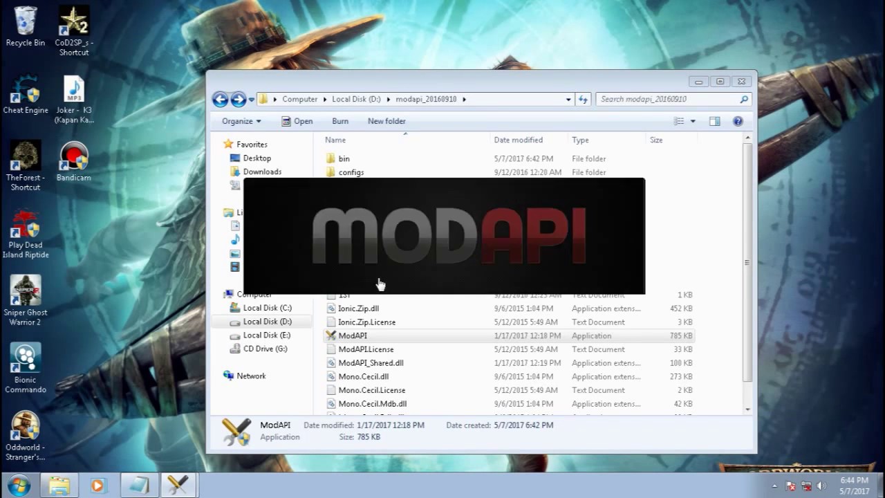 how to install modapi hub